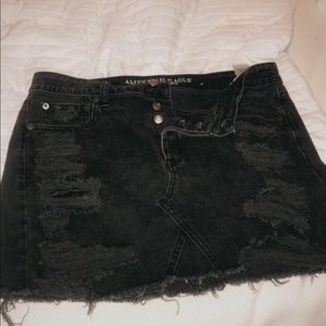 Black Denim Miniskirt – Curvy Fit 🖤